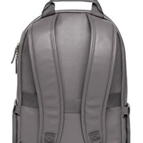 Simple Modern Medium Vegan Leather Backpack for Women & Men Gray 17” - Picture 2 of 4